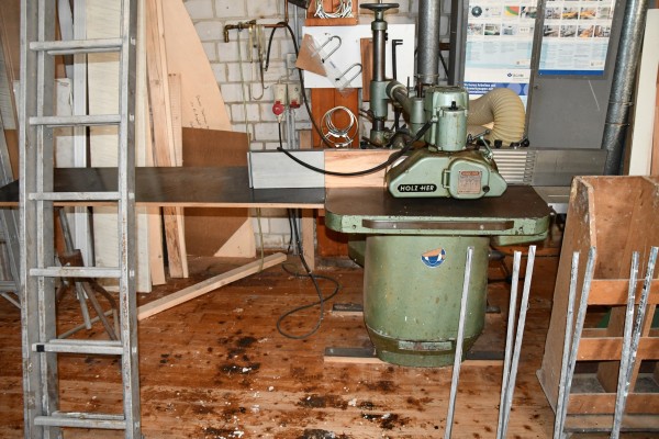 Bild HolzHer, Tischfräse, BJ unbekannt, mit Vorschubapparat und Zubehör